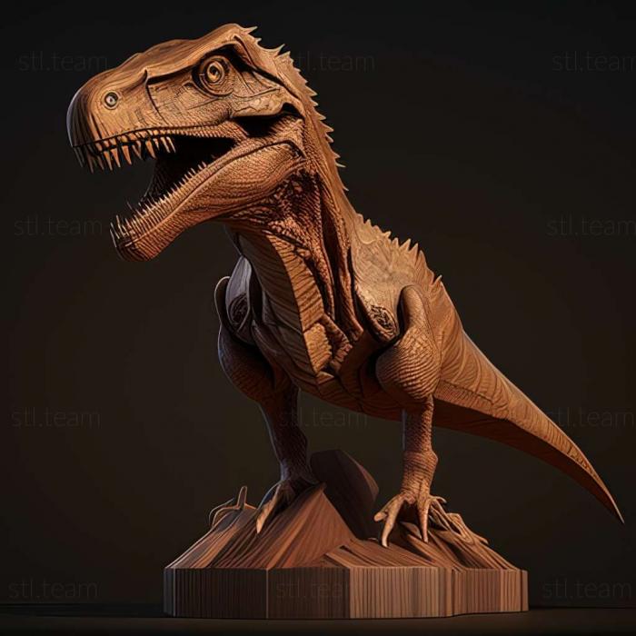 3d модель динозавра